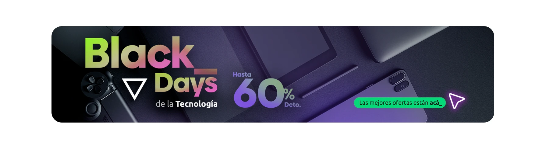Ofertas Black Days en tecnología – Hasta 60% DCTO - pcfactory.cl