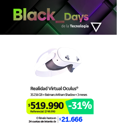 "Principal-SUBASTA11-PPx1-Oculus-Meta Quest 3S 256 GB + Batman: Arkham Shadow + 3 meses de prueba de Meta Quest	-54247"